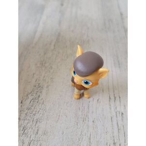 Mini Victorian style orange tabby cat accessory toy figure